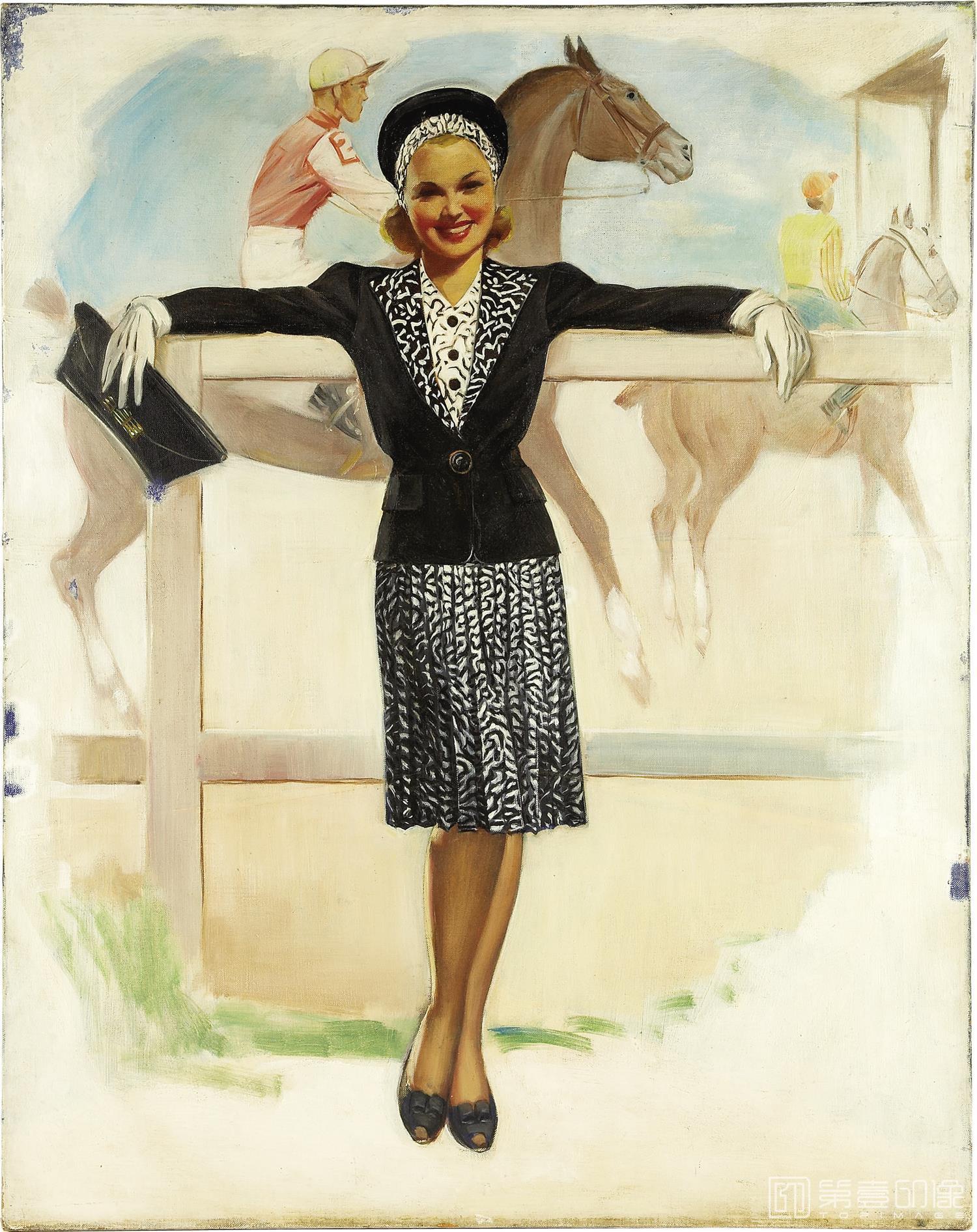 油画-吉尔·艾尔夫格雷恩 Gil Elvgren 作品集-38